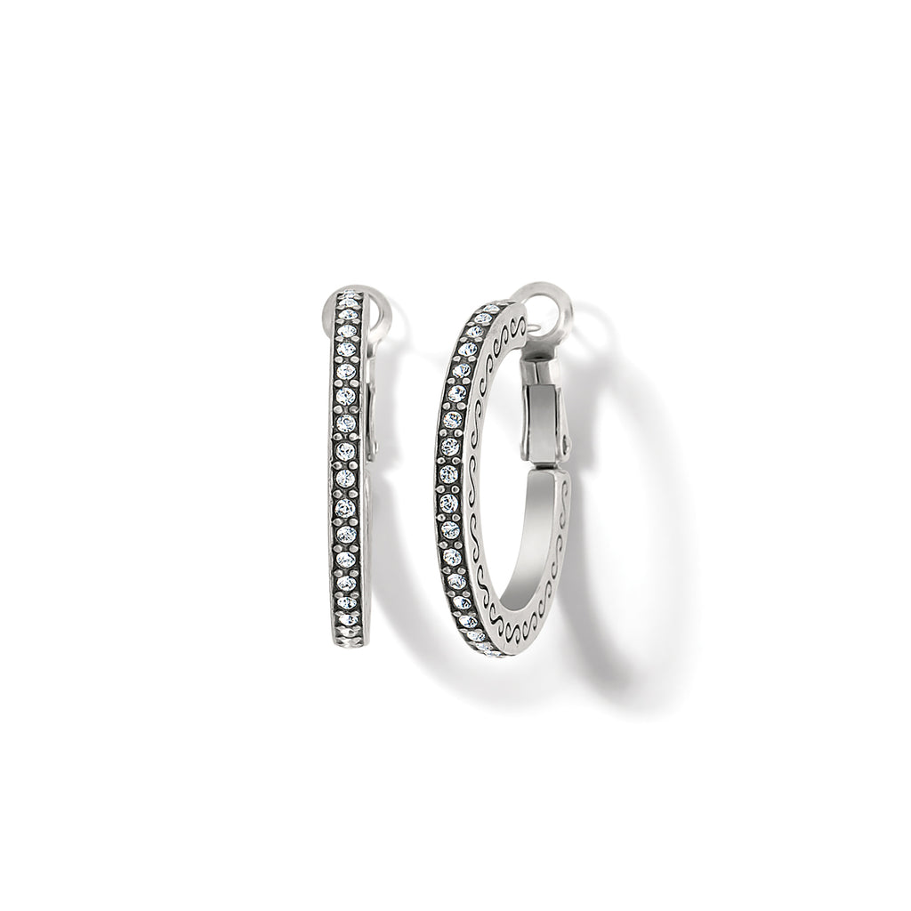 Brighton Meridian Thin Small Hoop Earrings - Silver