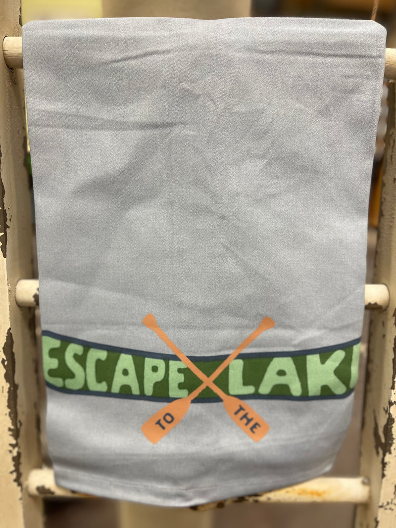 TAG Lake Escape Dishtowel,