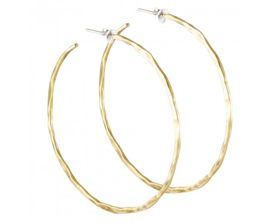 Waxing Poetic Free Form Earrings - Brass (Assorted sizes)