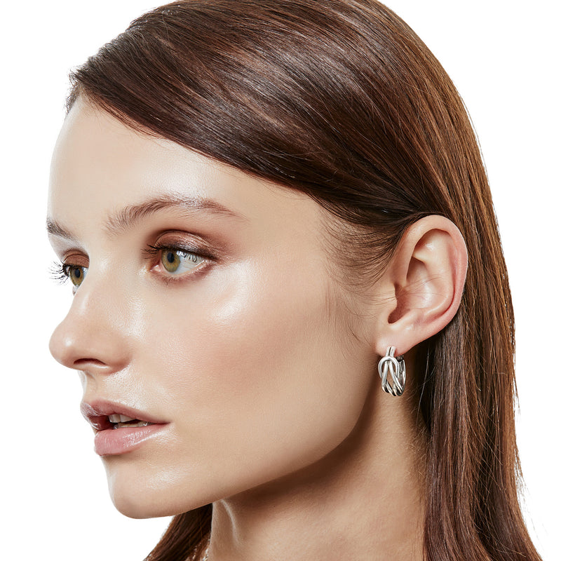 Brighton Interlok Harmony Hoop Earrings