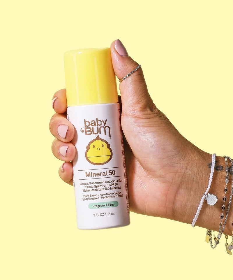Sun Bum - Baby Bum Mineral SPF 50 Sunscreen Roll-On Lotion 3oz - Fragrance Free