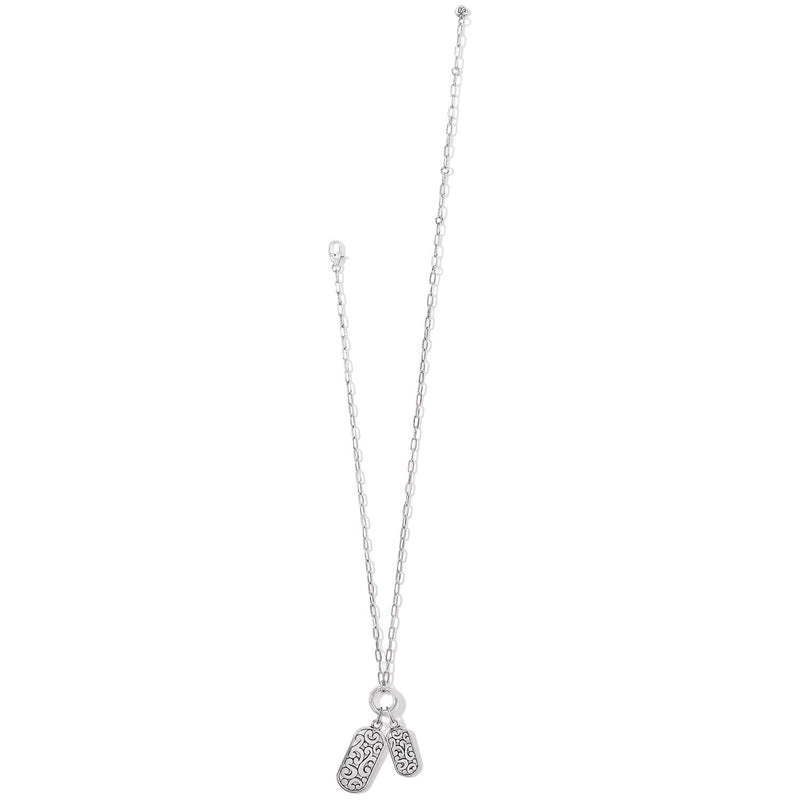Brighton Contempo Token Tag Charm Necklace
