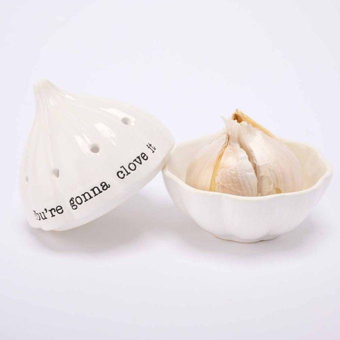 Mud Pie Circa Garlic Keeper “You’re gonna clove it”