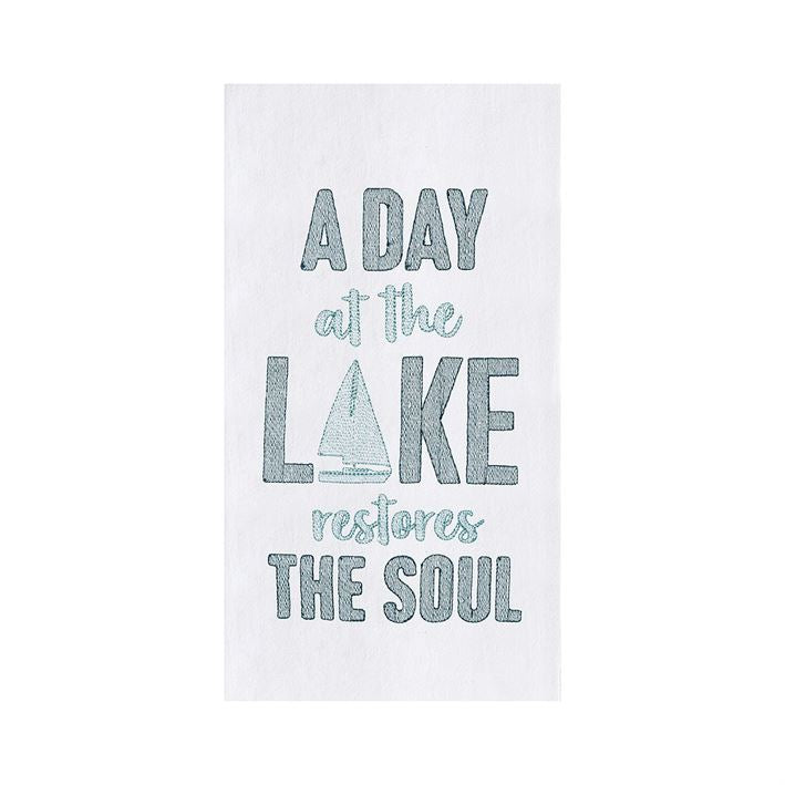 C&F HOME - A Day at the Lake Restores the Soul Towel