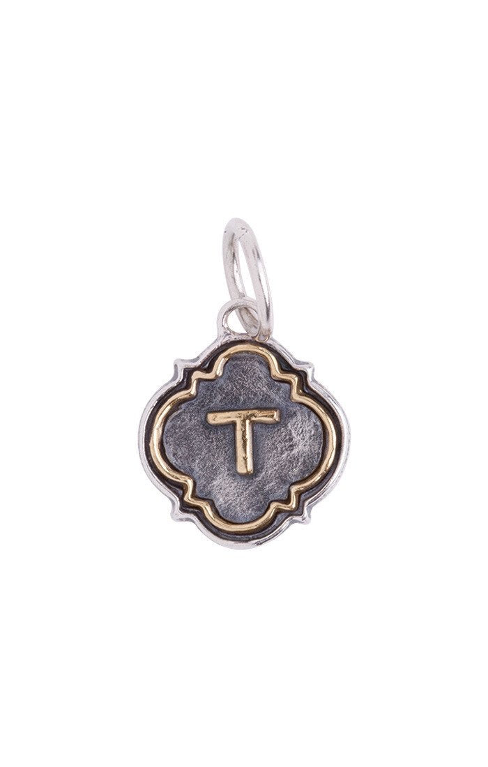 Waxing Poetic Quatrefoil Insignia - Initial Charm