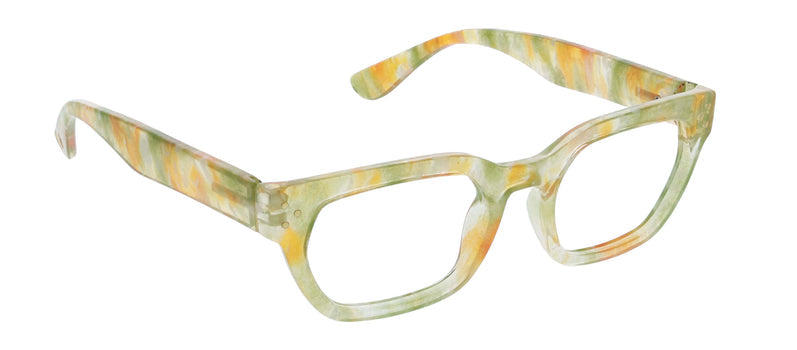 Peepers Readers - Prism - Green/Orange (with Blue Light Focus™ Eyewear Lenses)
