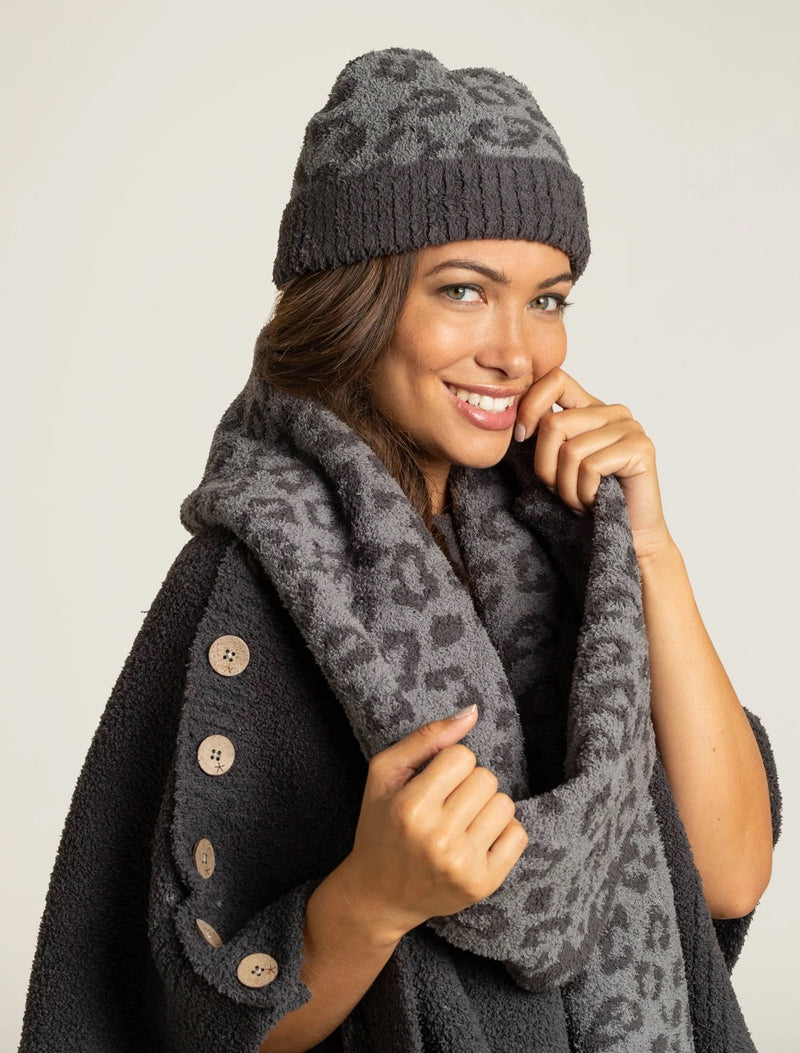 BAREFOOT DREAMS- CozyChic® Barefoot In The Wild Beanie And Scarf Set