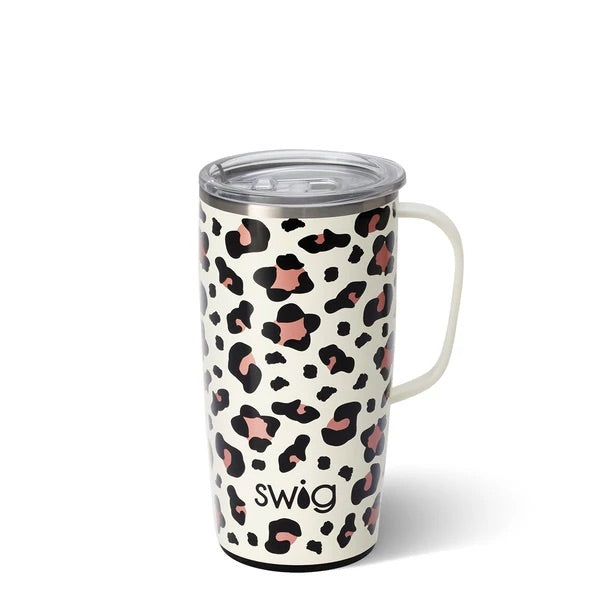 Swig 18 oz Travel Mug - Luxy Leopard