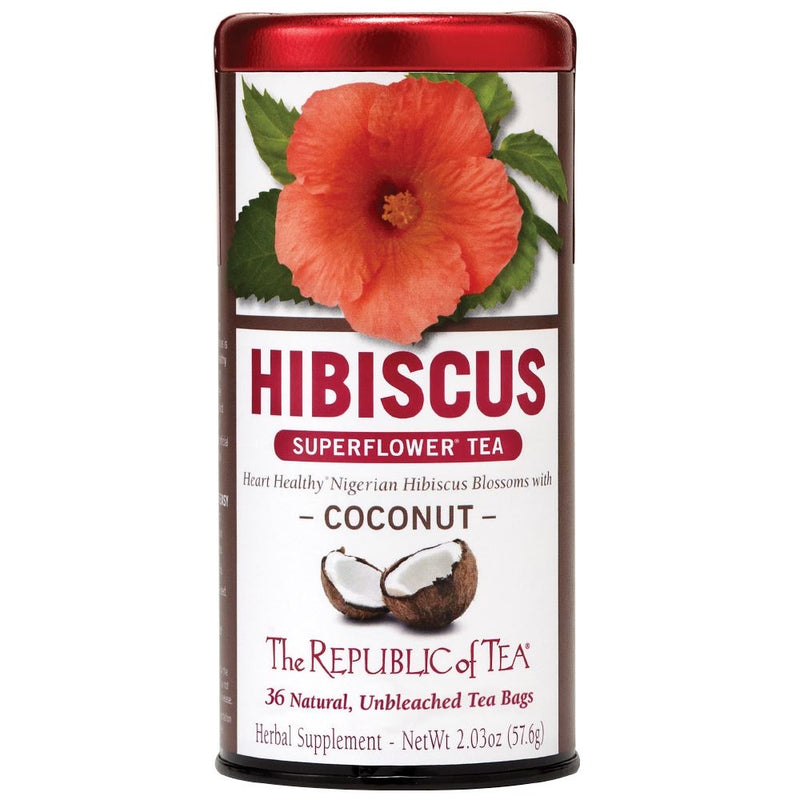 The Republic of Tea - Hibiscus Coconut Tea Bags