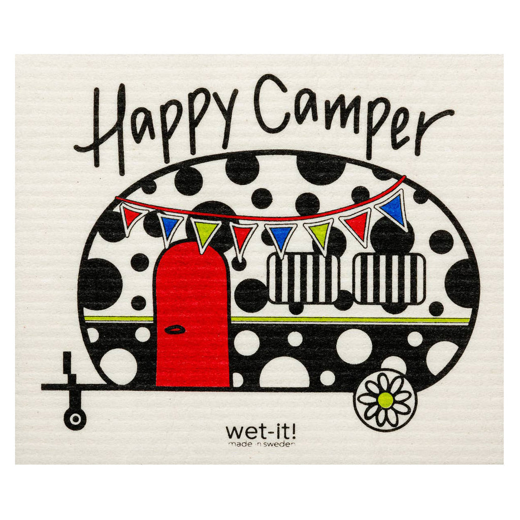 Wet-it! - The Ultimate Wet-it! Swedish Dish Cloth - Happy Camper