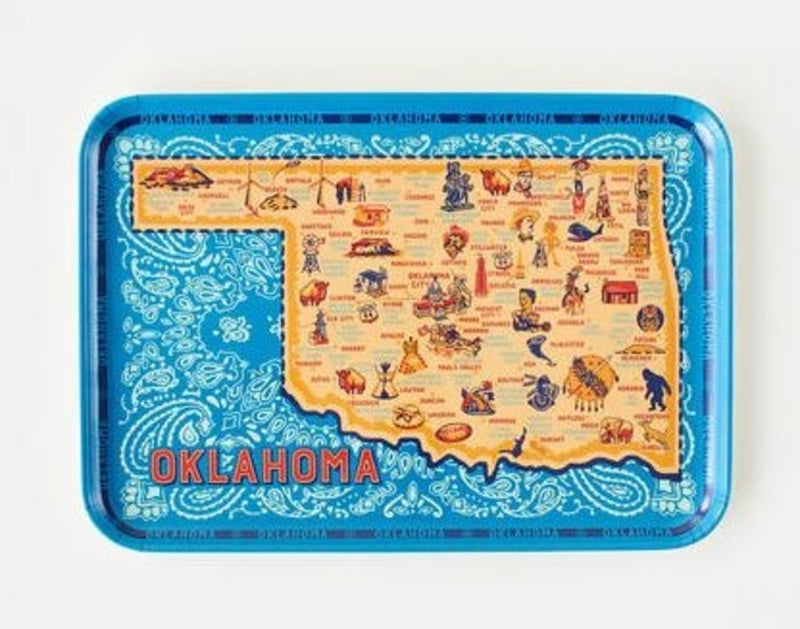 One Hundred 80° - Oklahoma Melamine Tray 9x13