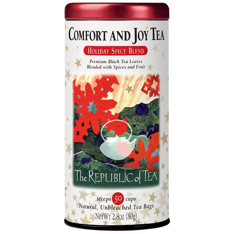 The Republic of Tea - Comfort and Joy Black Tea (50 Bags)