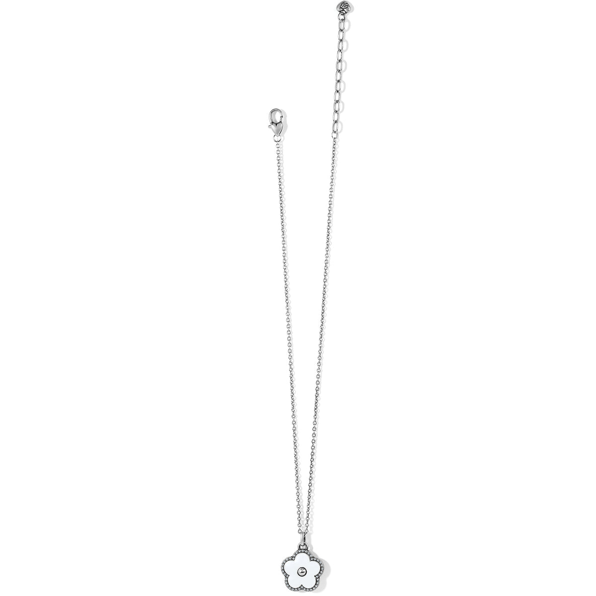 Brighton Dazzling Love White Flower Necklace – Anne-Paige