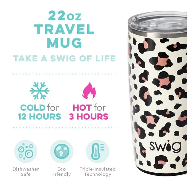 Swig Life Luxy Leopard Travel Mug (22oz)