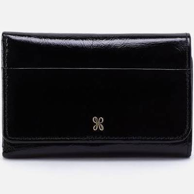 HOBO Jill Small Trifold Wallet - Black