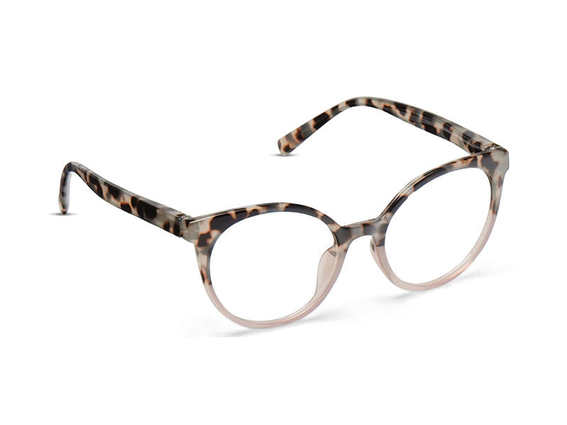 Peepers Readers - Monarch - Grey Tortoise/Pink (with Blue Light Focus™ Eyewear Lenses)