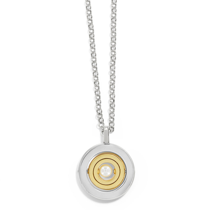 Brighton Meridian Pearl Spin Pendant Necklace