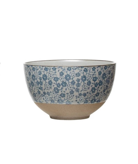 Creative Co-op Hand-Painted Stoneware Bowl (DF4954A)