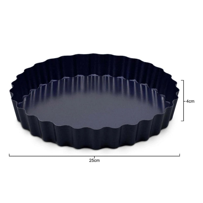 Zyliss 10 in. Nonstick Tart Pan with Removable Base, Dishwasher Safe