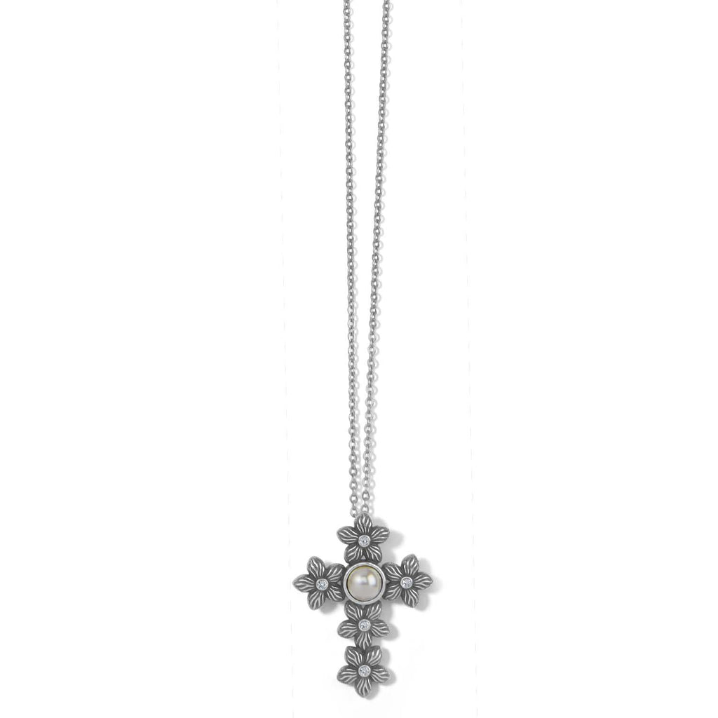 Brighton Bloom Cross Necklace