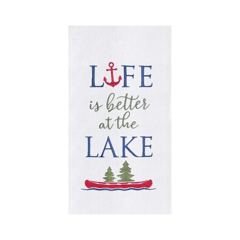 C&F HOME - Life is Better at the Lake Flour Sack Towel