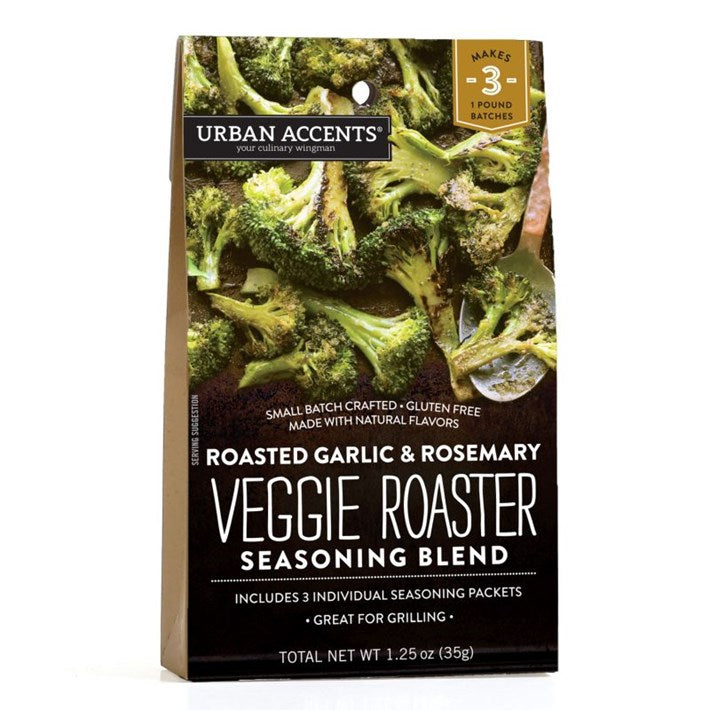 Stonewall Kitchen - Urban Accents Roasted Garlic & Rosemary Veggie Roaster Seasoning Blend