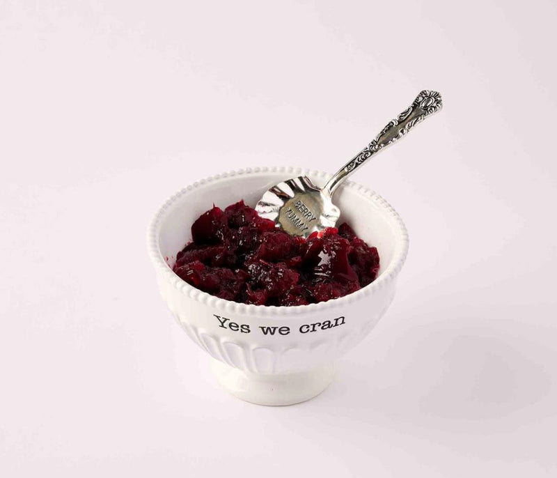 Mud Pie “Yes We Cran” Cranberry Ceramic Dish Set
