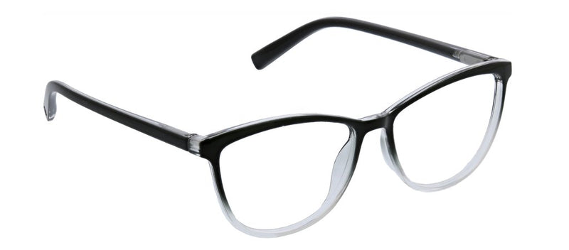 Peepers Readers - Wren - Black/Clear (with Blue Light Focus™ Eyewear Lenses)