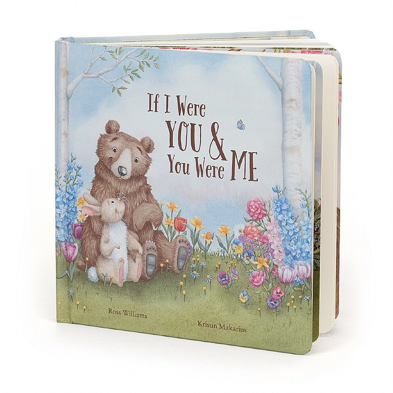 Jellycat Woody Bear - If I Were You And You Were Me Board Book