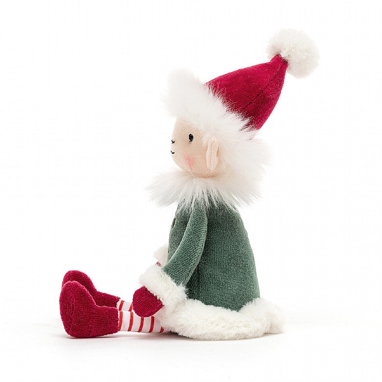 Jellycat Leffy’s Christmas Gift Book & Medium Leffy Elf Plush