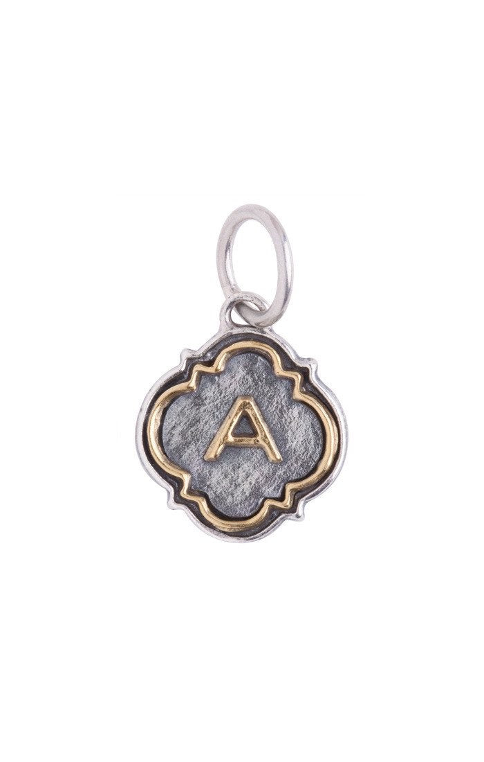 Waxing Poetic Quatrefoil Insignia - Initial Charm