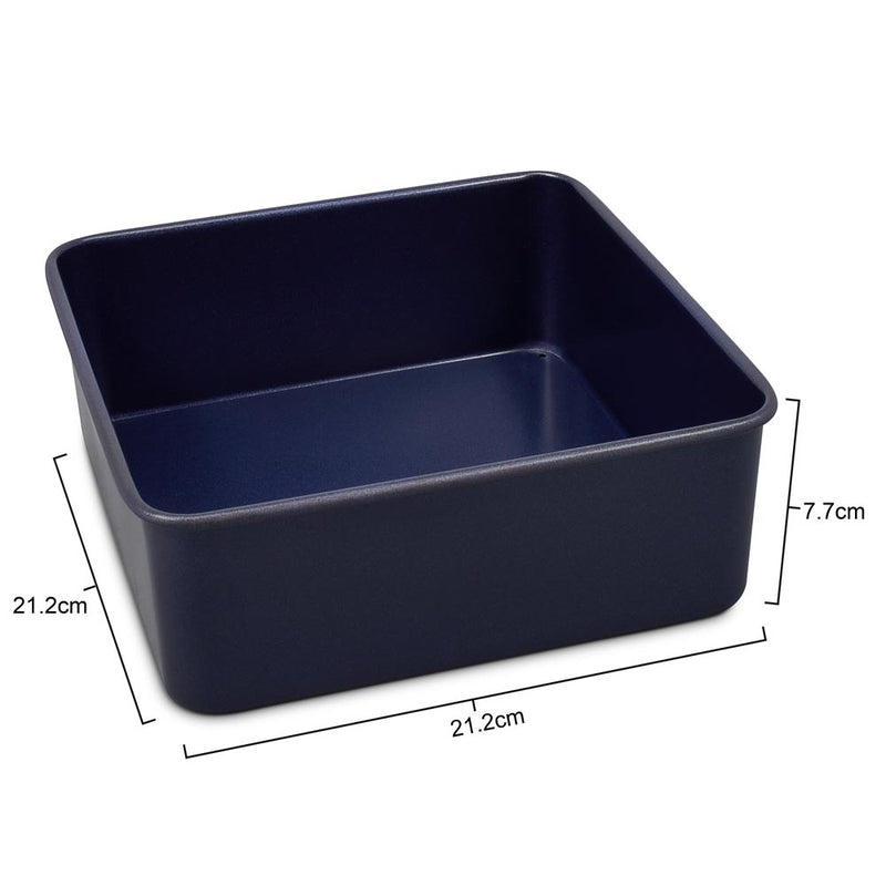 Zyliss 8 in. Nonstick Square Cake Pan, Dishwasher Safe