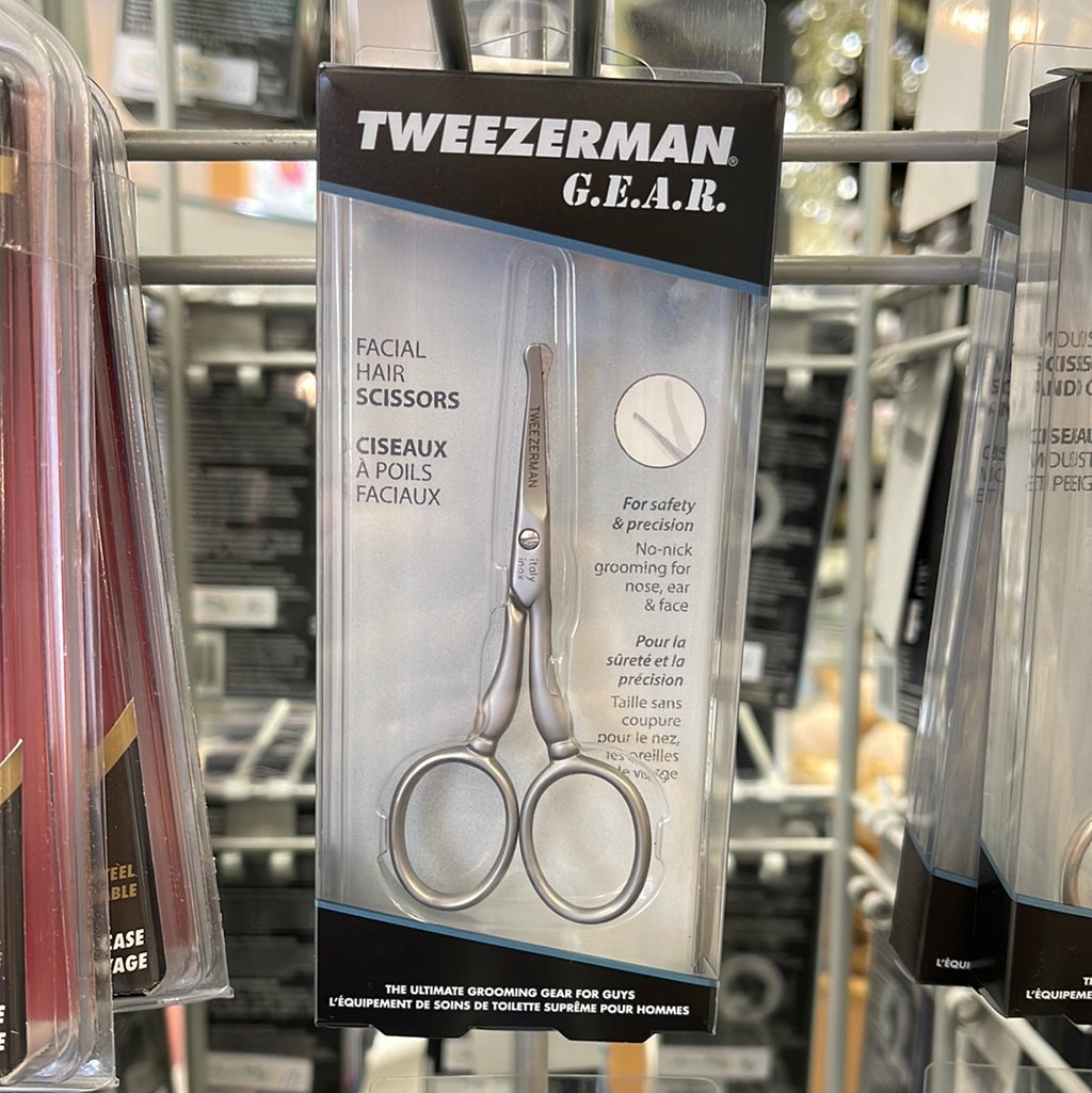 Tweezerman G.E.A.R. Facial Hair Scissors