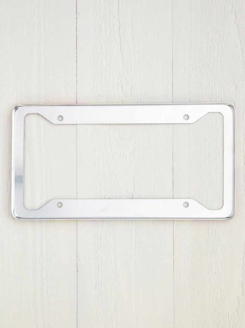 Super easy DIY license plate frame. Made with ModgePodge, clear outdoor  spray paint, and any pattern printed on comp…