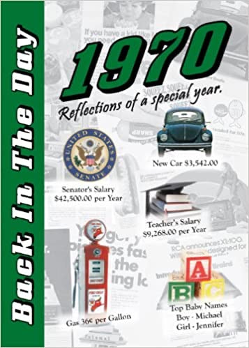 Back in the Day Year Almanac (1970’s)- 24 page greeting card/Booklet with Envelope
