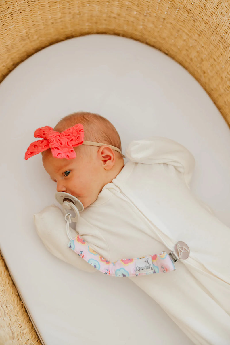 Copper Pearl Binky Clips (Assorted Prints)