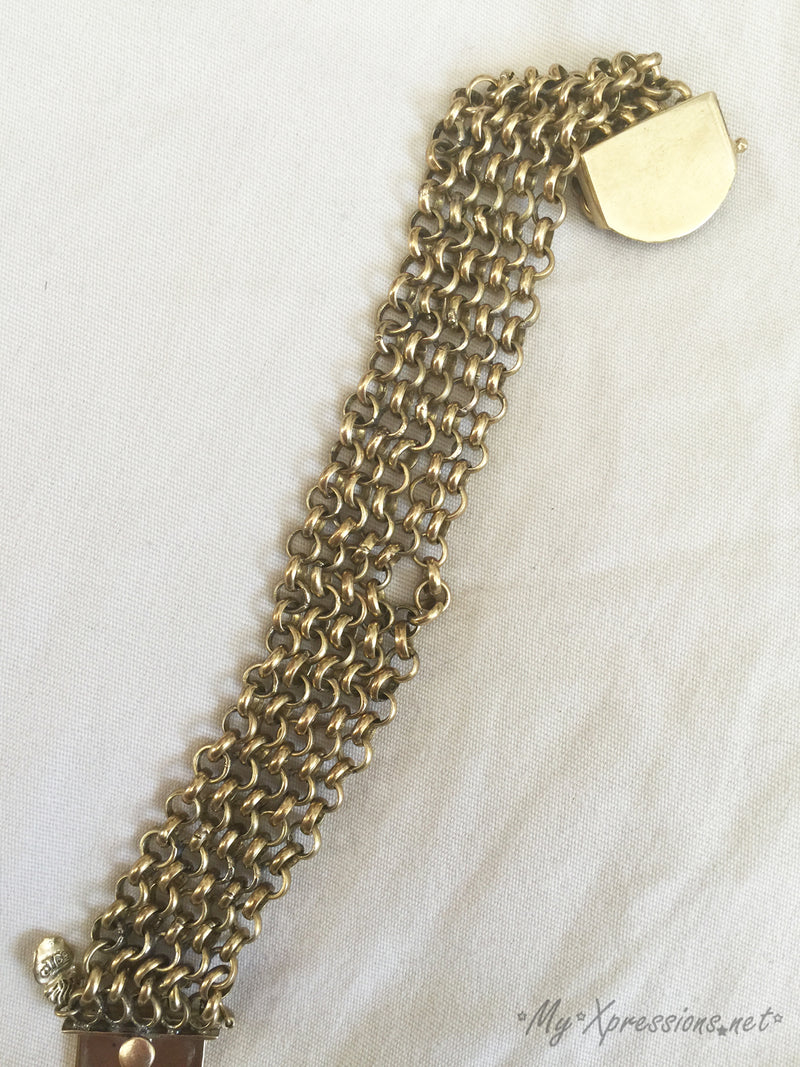 Waxing Poetic Brass Multi-Strand Rolo Bracelet