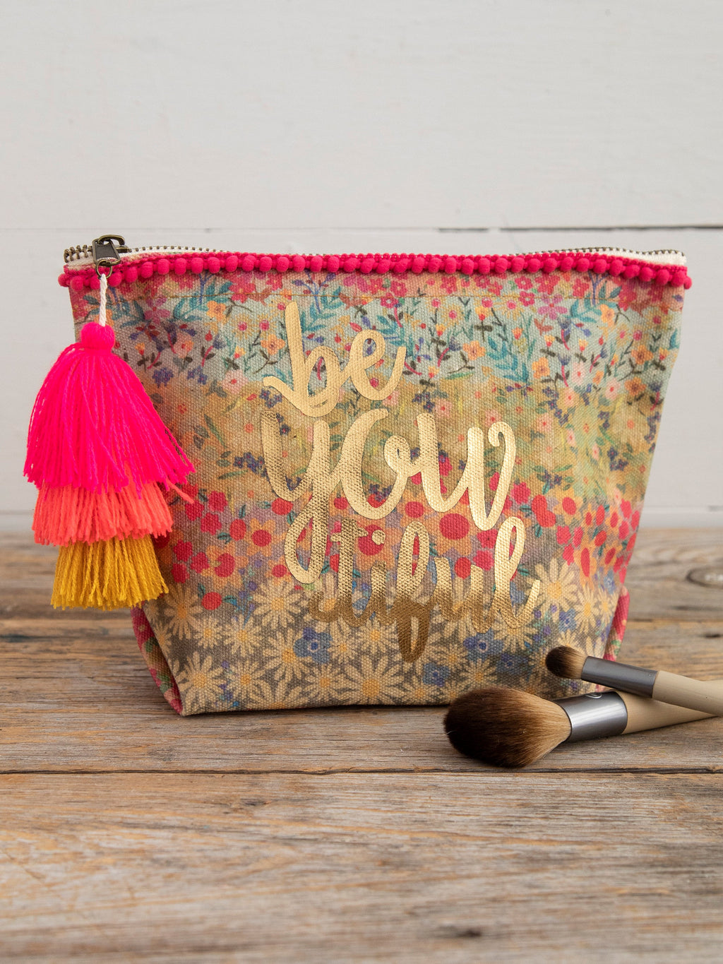 Natural Life® "BeYOUtiful" Canvas Pouch