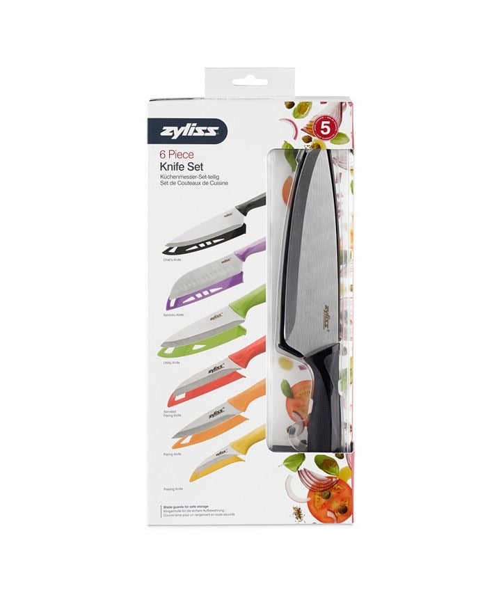 Zyliss Comfort Cutting Board and 3-PC Knife Set