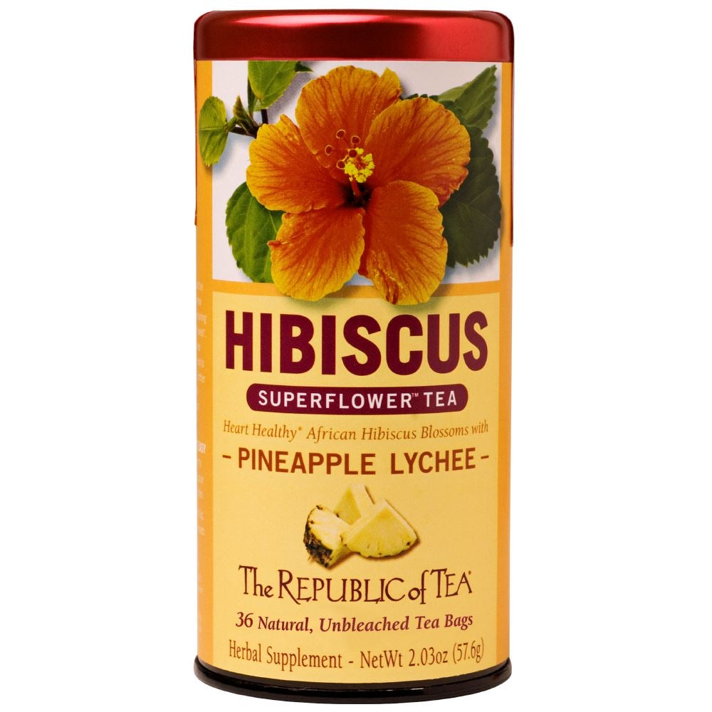 The Republic of Tea - Hibiscus Pineapple Lychee Tea Bags