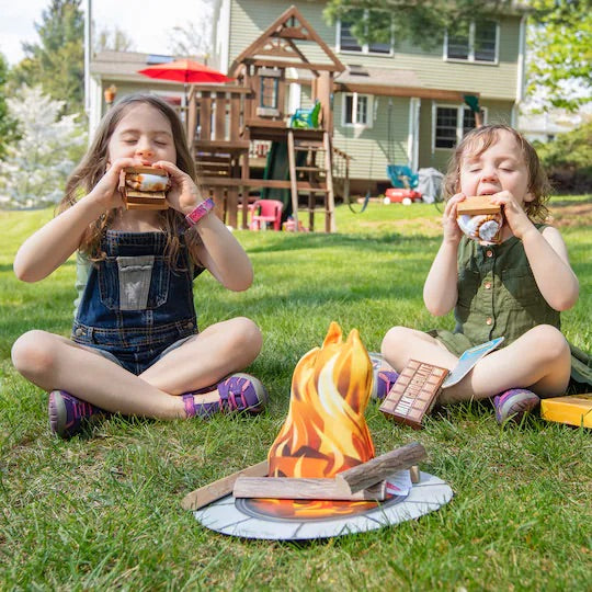 Melissa & Doug® Let's Explore Campfire S'mores Play Set