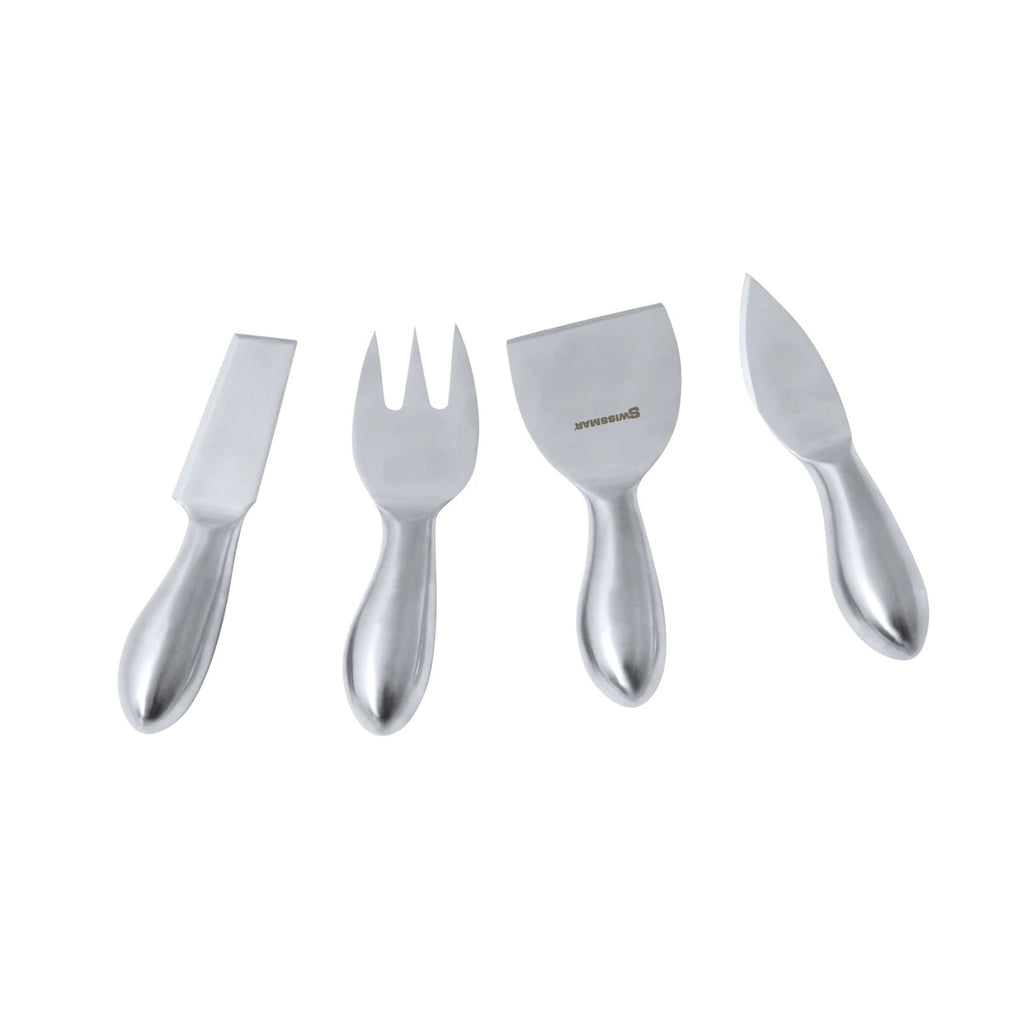 Swissmar - Cheese Knife Set | 4-Piece Stainless Steel Petite