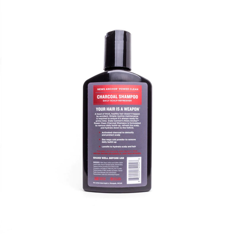 Duke Cannon NEWS ANCHOR POWER CLEAN CHARCOAL SHAMPOO