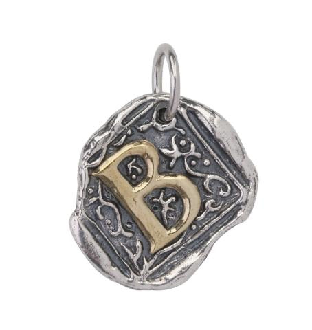 Waxing Poetic Century Insignia - Initial Charm – Anne-Paige