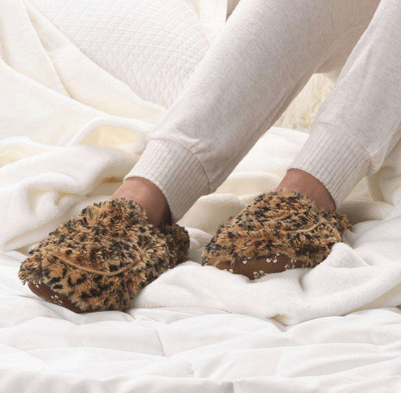 Warmies® Leopard Warmies Slippers