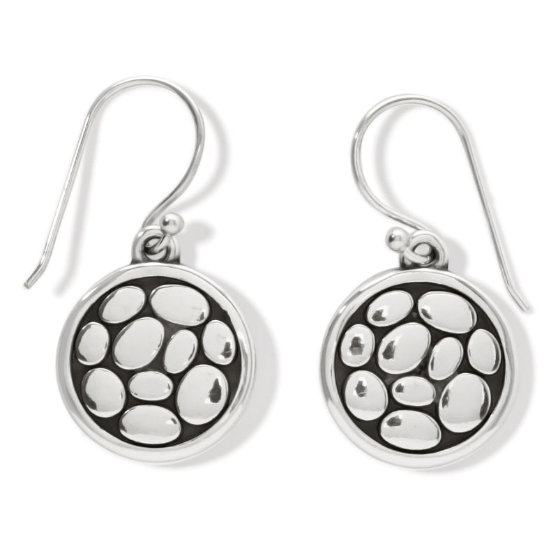 Brighton Pebble Round Reversible French Wire Earrings