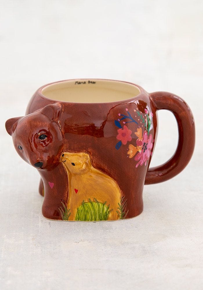 Folk Art Mug The Mama Bear | Natural Life