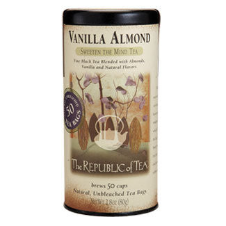 The Republic of Tea - Vanilla Almond Black Tea Bags of