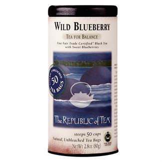 The Republic of Tea - Wild Blueberry Black Tea Bags