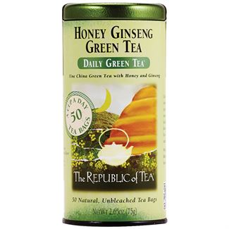 The Republic of Tea - Honey Ginseng Green Tea Bags